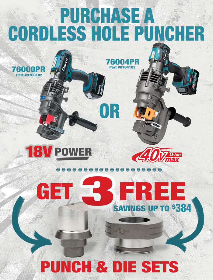 Cordless Hole Punch Promo