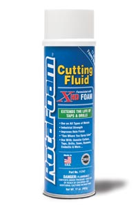 RotaFoam Cutting Fluid for use with drills, annular cutters, taps and reamers